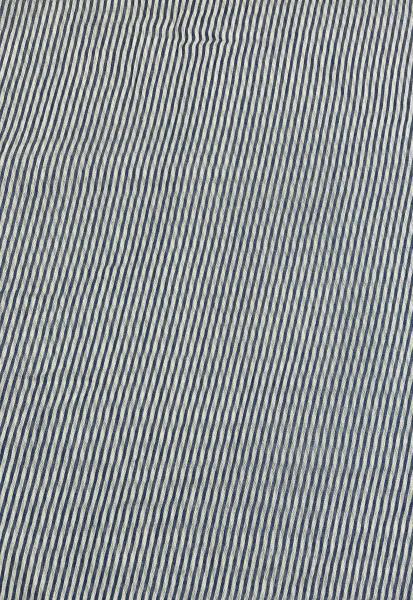 Sarah & Sally Baumwollschal gestreift blau